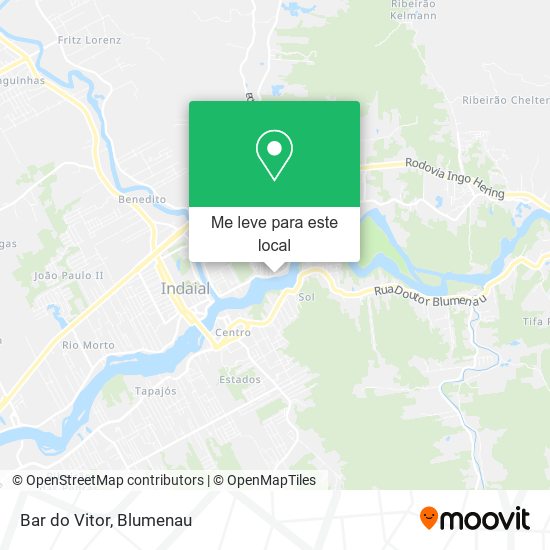 Bar do Vitor mapa