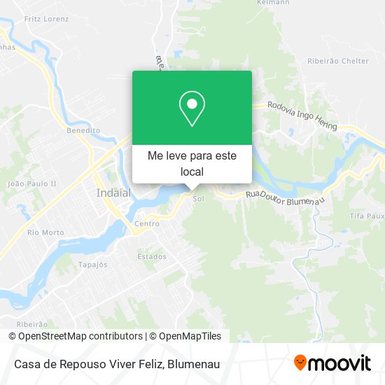 Casa de Repouso Viver Feliz mapa