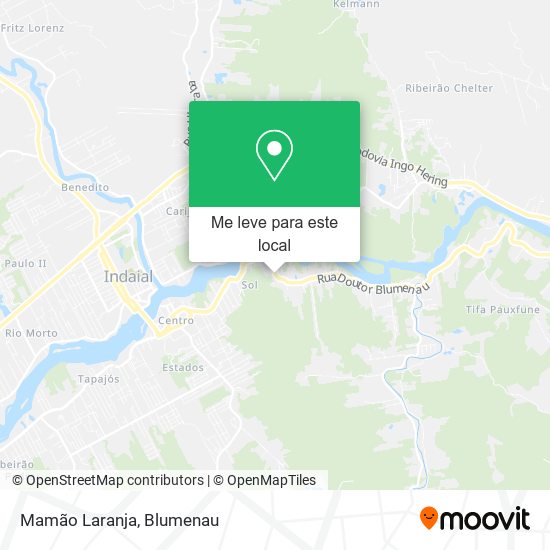 Mamão Laranja mapa
