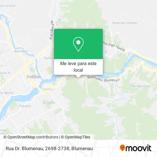 Rua Dr. Blumenau, 2698-2738 mapa