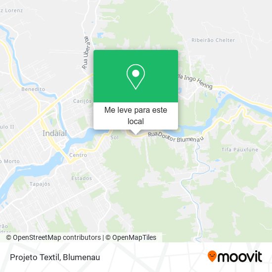 Projeto Textil mapa