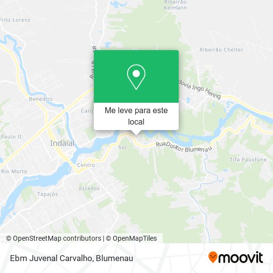 Ebm Juvenal Carvalho mapa