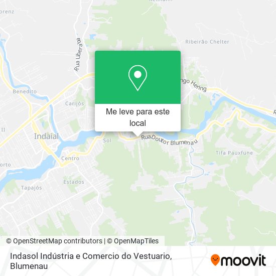 Indasol Indústria e Comercio do Vestuario mapa