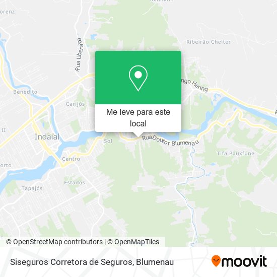Siseguros Corretora de Seguros mapa