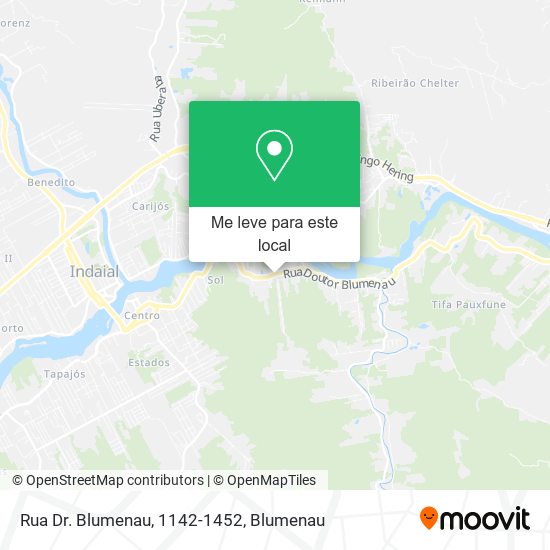 Rua Dr. Blumenau, 1142-1452 mapa