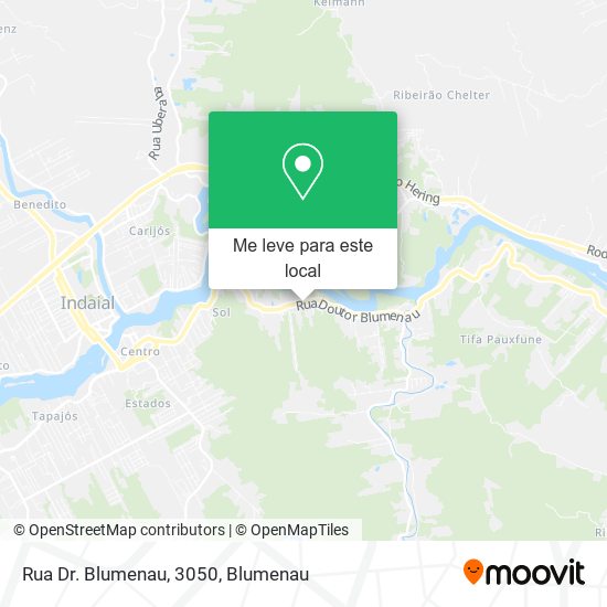 Rua Dr. Blumenau, 3050 mapa