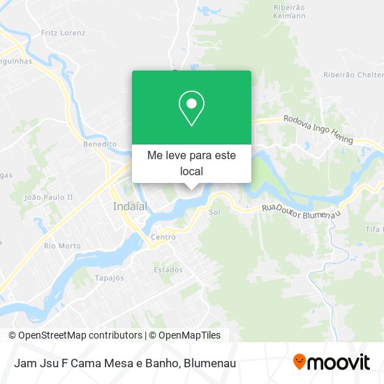 Jam Jsu F Cama Mesa e Banho mapa