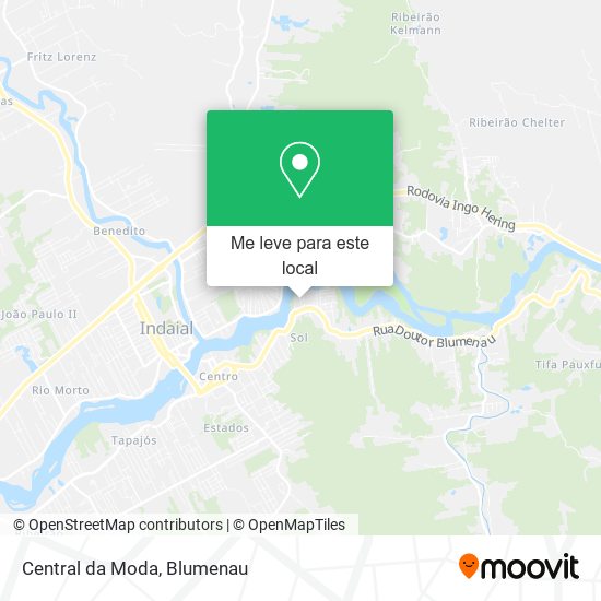 Central da Moda mapa