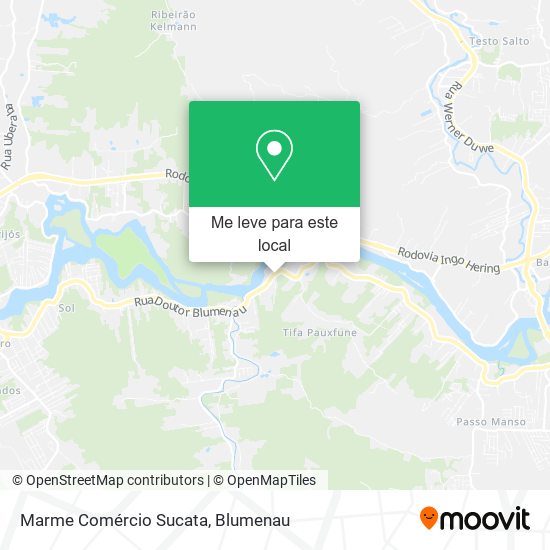 Marme Comércio Sucata mapa