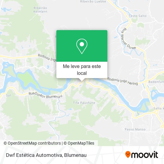 Dwf Estética Automotiva mapa