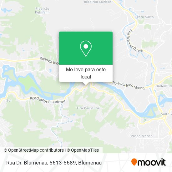 Rua Dr. Blumenau, 5613-5689 mapa