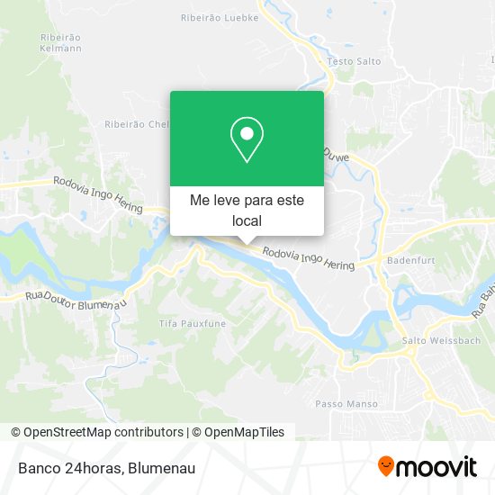 Banco 24horas mapa