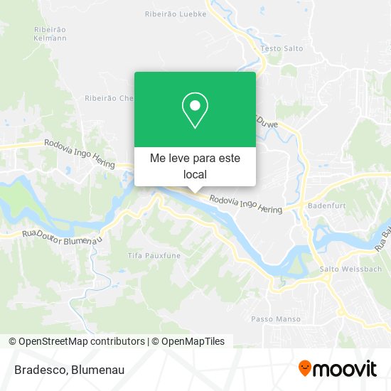 Bradesco mapa