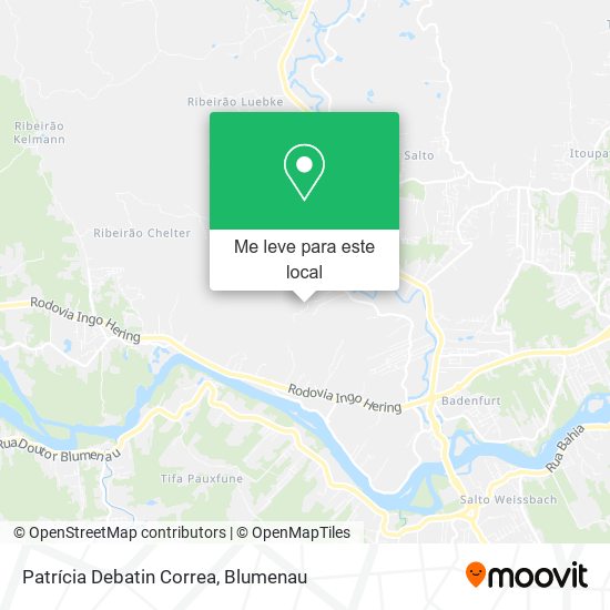Patrícia Debatin Correa mapa