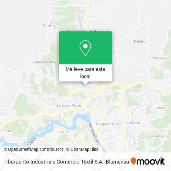 Iberpunto Indústria e Comércio Têxtil S.A. mapa