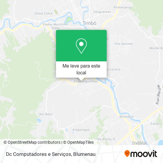 Dc Computadores e Serviços mapa