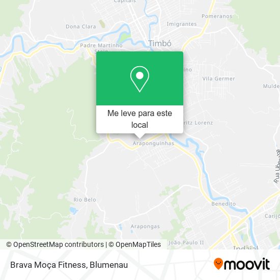 Brava Moça Fitness mapa