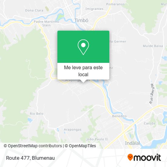 Route 477 mapa