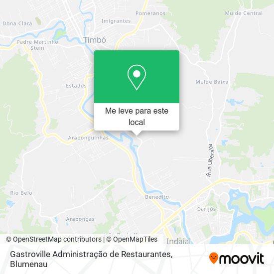 Gastroville Administração de Restaurantes mapa