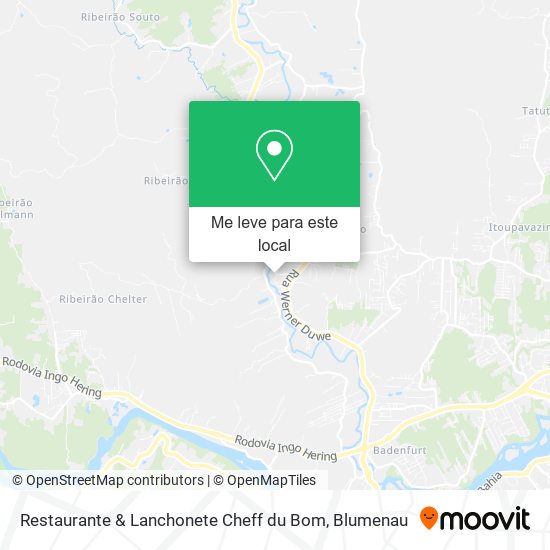 Restaurante & Lanchonete Cheff du Bom mapa
