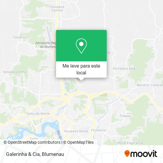 Galerinha & Cia mapa