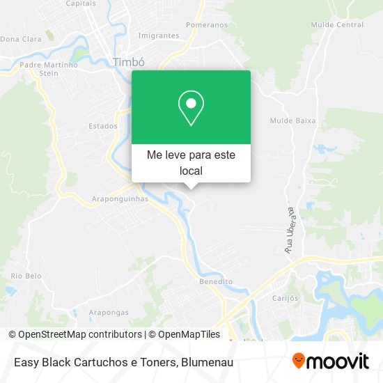 Easy Black Cartuchos e Toners mapa