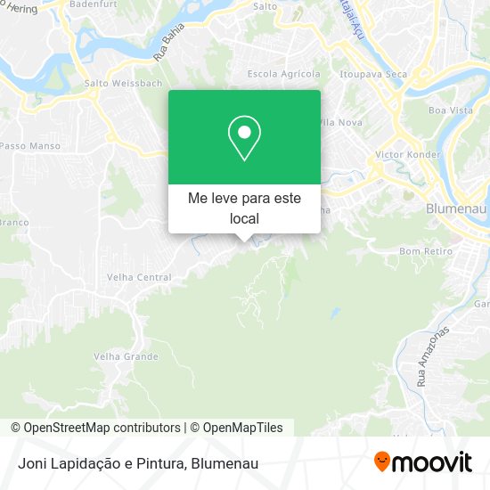 Joni Lapidação e Pintura mapa