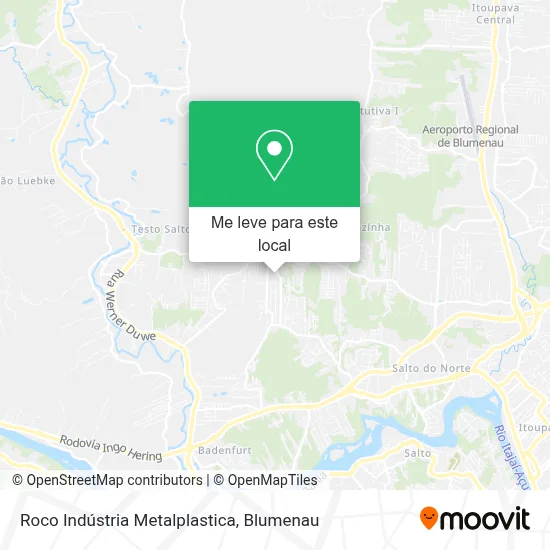 Roco Indústria Metalplastica mapa