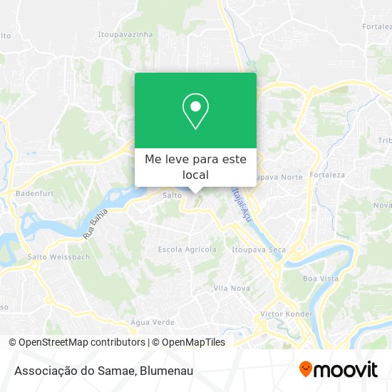Associação do Samae mapa