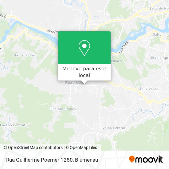 Rua Guilherme Poerner 1280 mapa