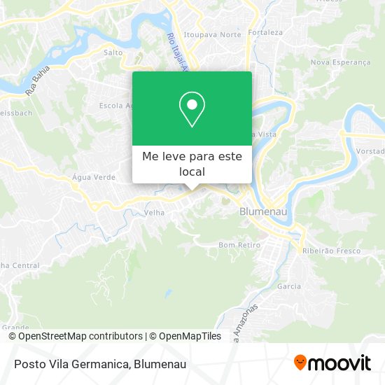 Posto Vila Germanica mapa