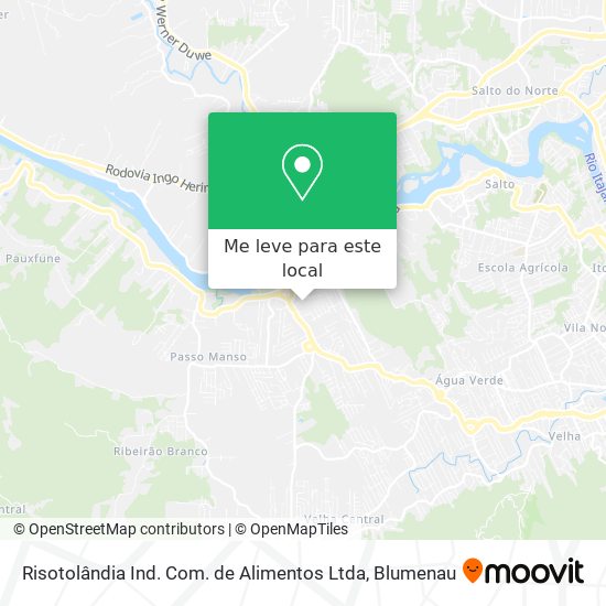 Risotolândia Ind. Com. de Alimentos Ltda mapa