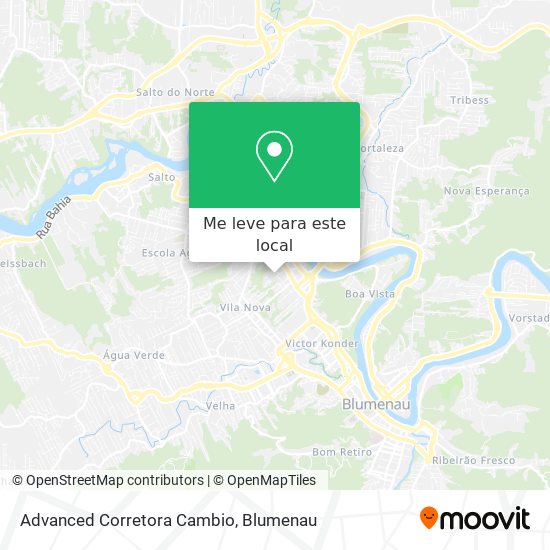 Advanced Corretora Cambio mapa