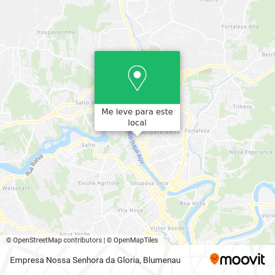 Empresa Nossa Senhora da Gloria mapa