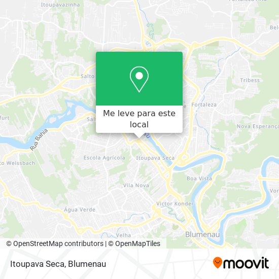 Itoupava Seca mapa