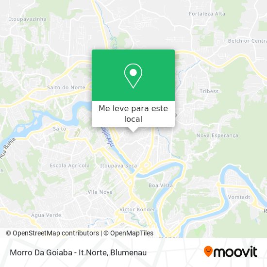 Morro Da Goiaba - It.Norte mapa