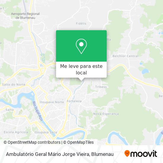 Ambulatório Geral Mário Jorge Vieira mapa