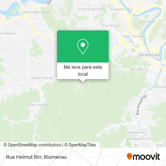 Rua Helmut Birr mapa