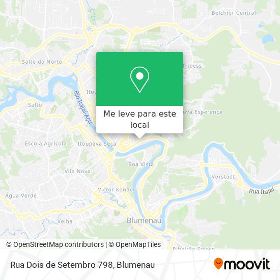 Rua Dois de Setembro 798 mapa