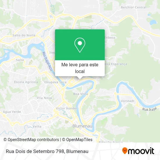 Rua Dois de Setembro 798 mapa