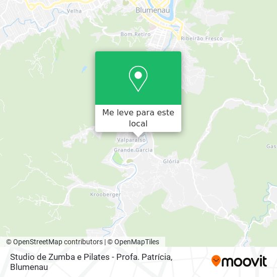 Studio de Zumba e Pilates - Profa. Patrícia mapa