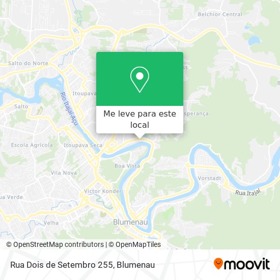 Rua Dois de Setembro 255 mapa