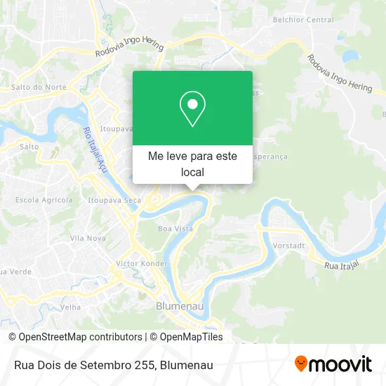 Rua Dois de Setembro 255 mapa