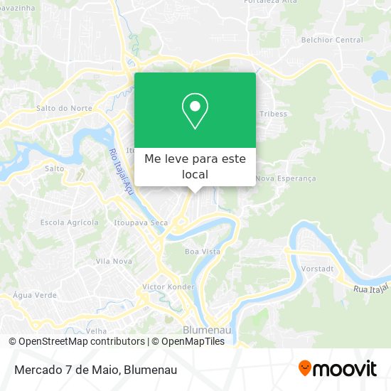 Mercado 7 de Maio mapa