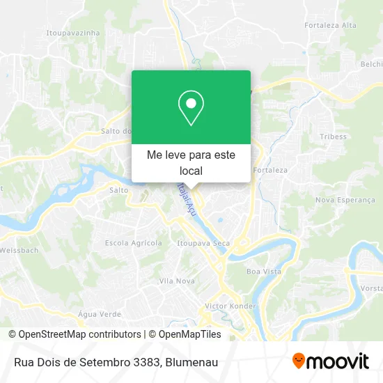 Rua Dois de Setembro 3383 mapa