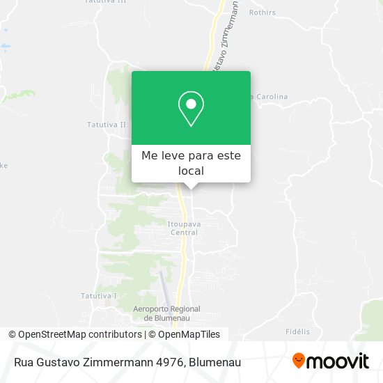 Rua Gustavo Zimmermann 4976 mapa