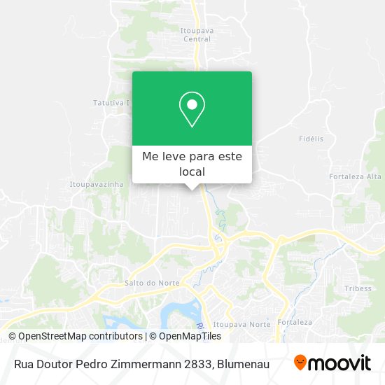 Rua Doutor Pedro Zimmermann 2833 mapa