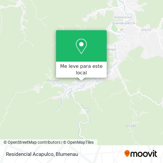 Residencial Acapulco mapa