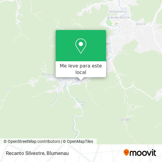 Recanto Silvestre mapa