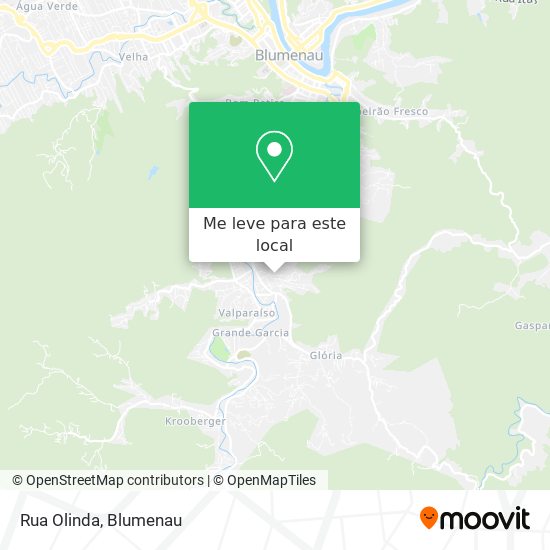 Rua Olinda mapa